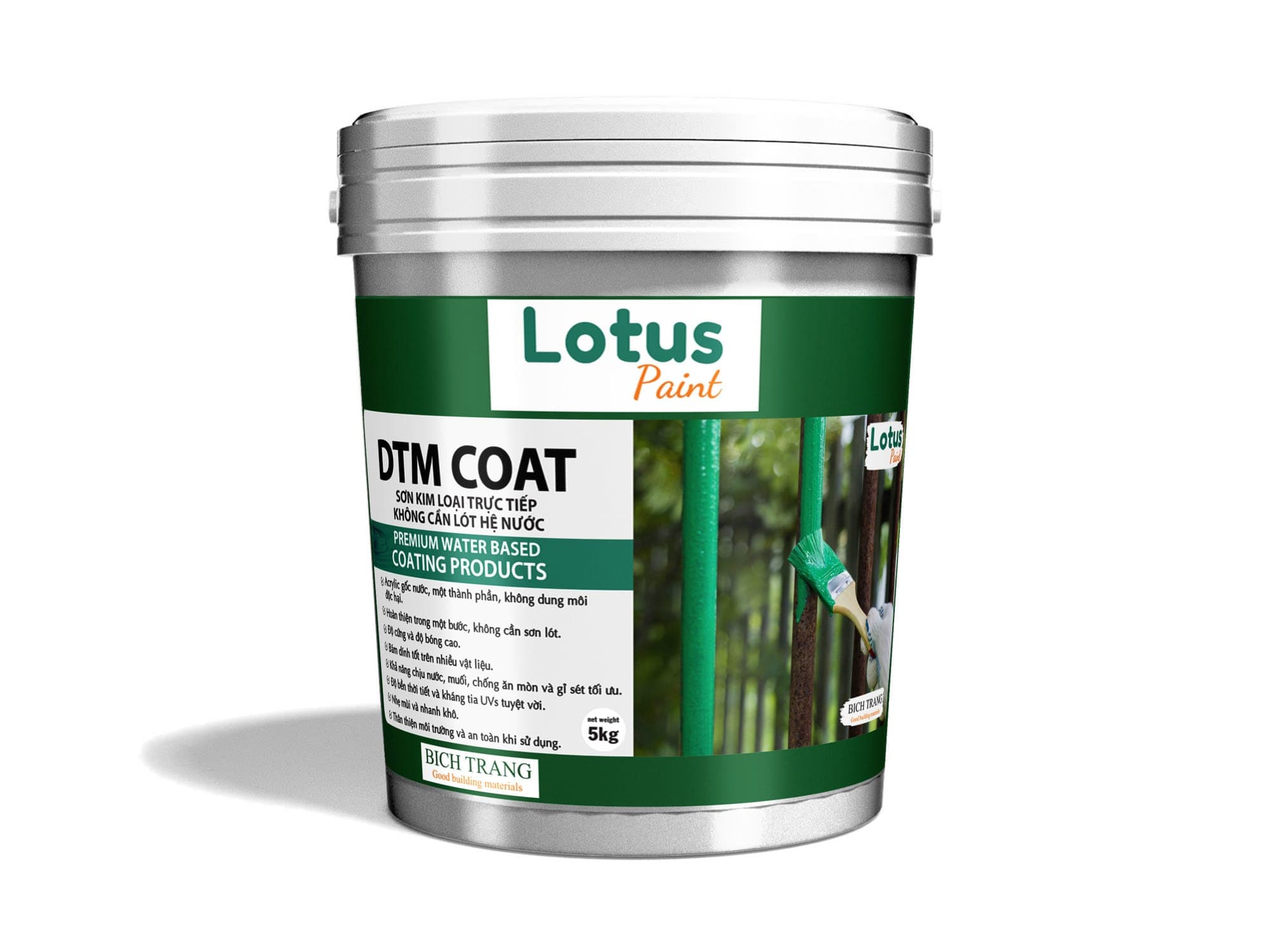 SƠN KIM LOẠI TRỰC TIẾP KHÔNG CẦN LÓT HỆ NƯỚC - DTM COAT