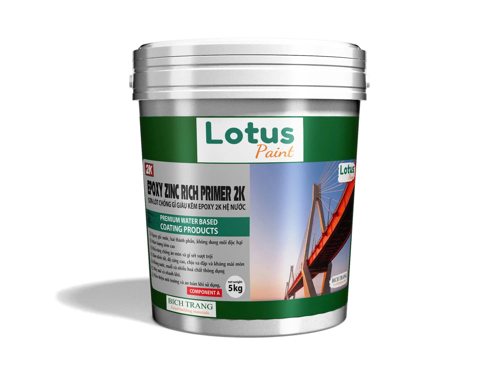 Ảnh sản phẩm SƠN LÓT EPOXY 2 THÀNH PHẦN GIÀU KẼM LOTUS
