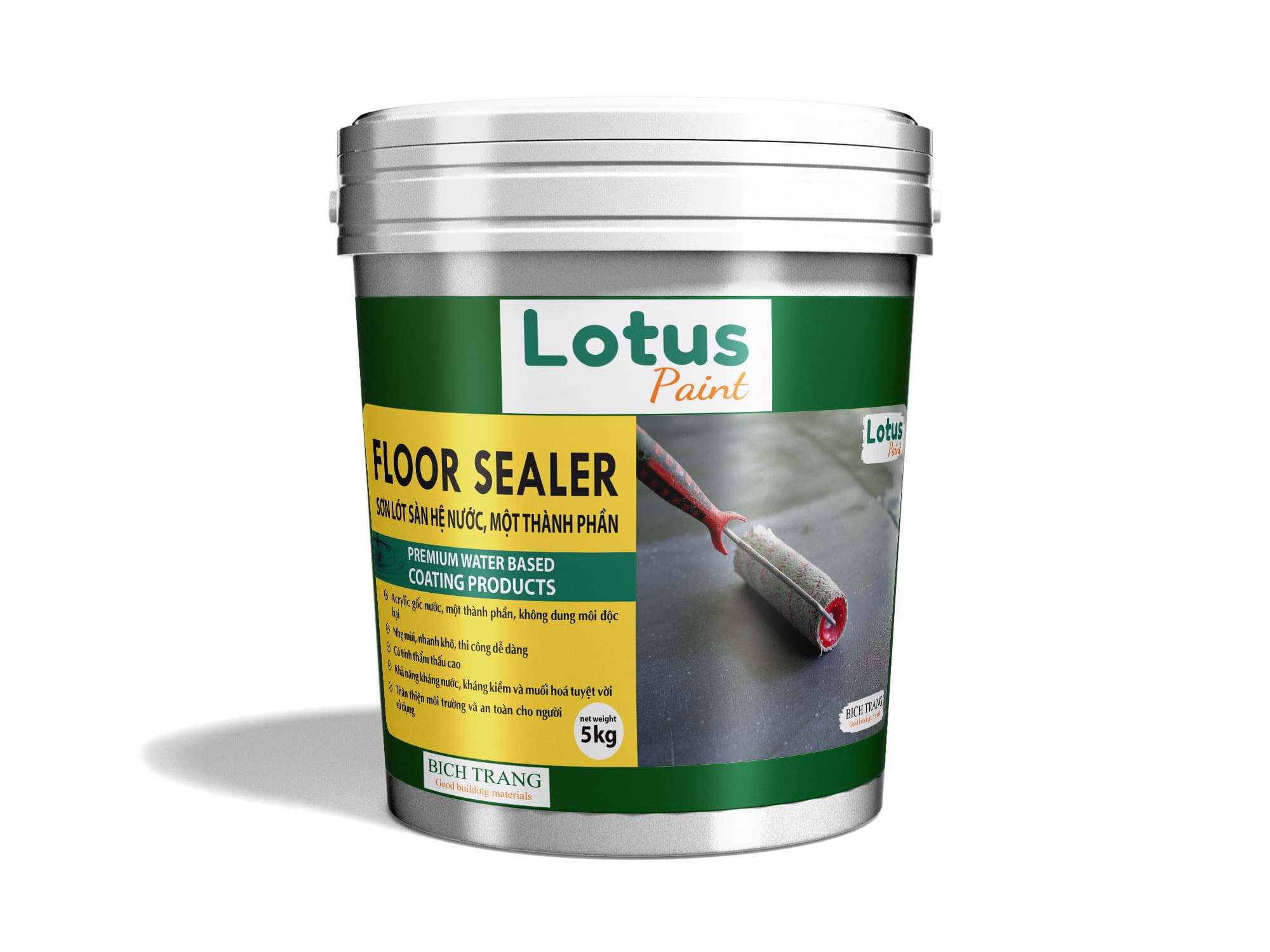 SƠN LÓT SÀN HỆ NƯỚC, MỘT THÀNH PHẦN- FLOOR SEALER 