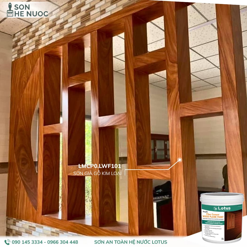 Lam Sắt Giả Gỗ