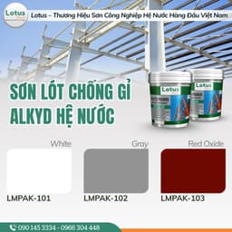 Ảnh SƠN ALKYD CHỐNG RỈ LOTUS  3