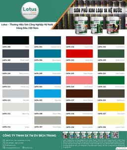 Ảnh SƠN PHỦ KIM LOẠI LOTUS 2