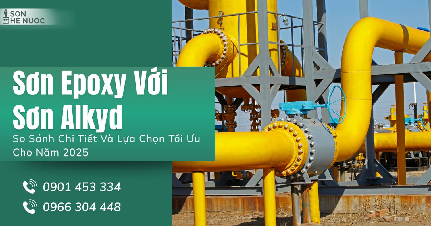 Sơn Epoxy Với Sơn Alkyd: So Sánh Chi Tiết Và Lựa Chọn Tối Ưu Cho Năm 2025
